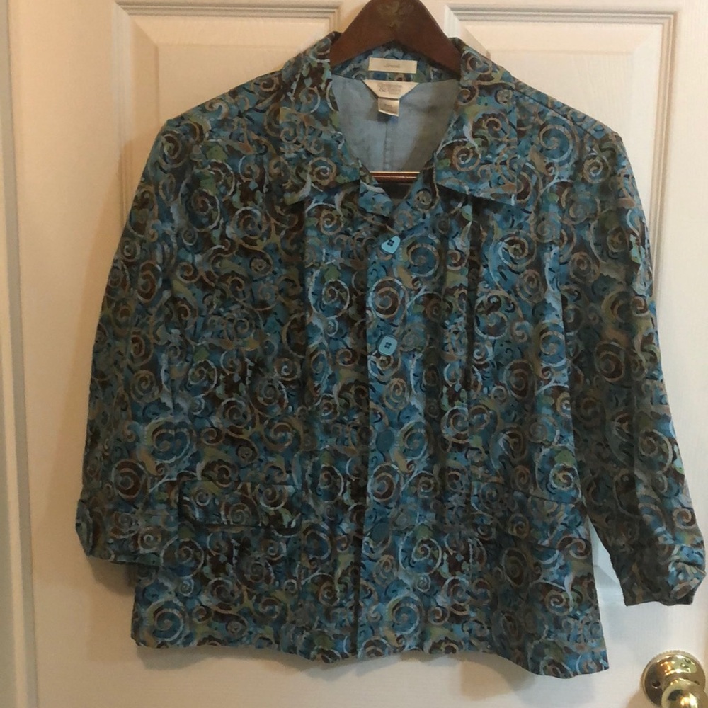 2/$20 Christopher & Banks button up blazer